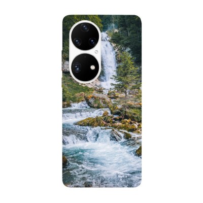 Husa compatibila cu Huawei Nova Y70 model Peaceful waterfall, Silicon, TPU, Viceversa foto