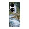 Husa compatibila cu Huawei Nova Y70 model Peaceful waterfall, Silicon, TPU, Viceversa
