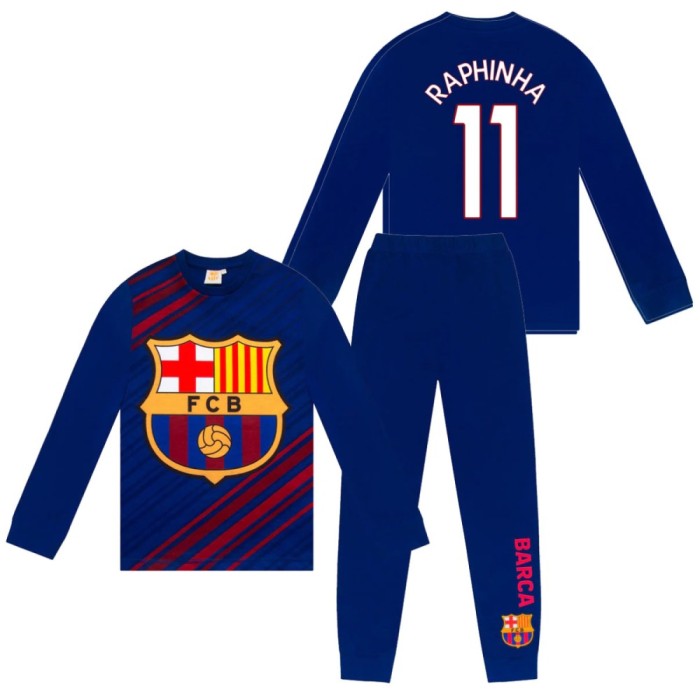 FC Barcelona pijamale de copii Long Raphinha - 7/8 let