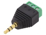 Adaptor Jack 3,5mm Stereo 3 Pin