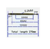 Antena telescopica 5 segmente 5264 100-270mm + balama ANTENA-RADIO3