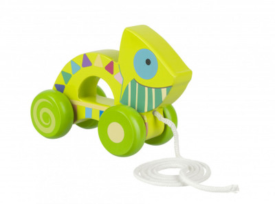 Jucarie de tras cameleon Orange Tree Toys foto