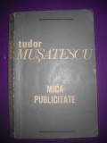 HOPCT MICA PUBLICITATE / TUDOR MUSATESCU 1972/ 300 PAGINI