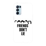 Husa compatibila cu Oppo A72, Viceversa, model Friends Dont Lie Stranger things, Silicon, TPU, Transparent, Carcasa
