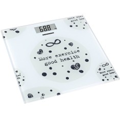 Cantar de persoane HBS-150MSJ, 150kg, sticla securizata 6mm, display lcd