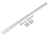 Suport aluminiu naturală 30,5mm H, 340mm L, 15,5mm W cu manetă