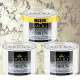 Vopsea Decorativă de Lux Sirius &ndash; Bej Gold | Pachet 1.5L (2&times;0.5L + 0.5L Inclus), Finisaj Perlat cu Perle de Sticlă -Toro Decor