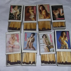 cutie de chibrituri Vintage, lot cutii de chibrit SEXY-LUCKYBOY,T.GRATUIT