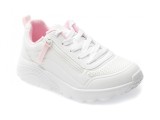 Cumpara ieftin Pantofi sport SKECHERS albi, UNO LITE, din piele ecologica