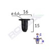 Cleme Fixare Prag VW - Set 10 Bucati - Fixare Sigura si Durabila