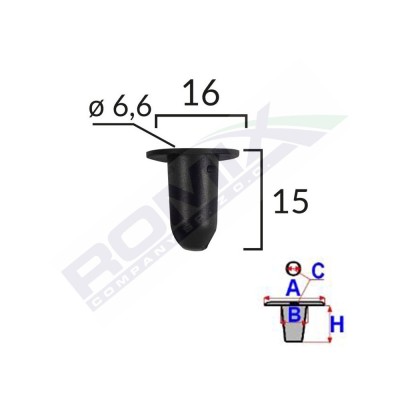 Clema Fixare Prag Pentru Vw Set 10 Buc 134700 C60453-RMX foto