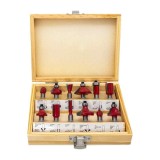 Set de freze pentru lemn ROX Wood 153ROX0310, O8 mm, 12 piese