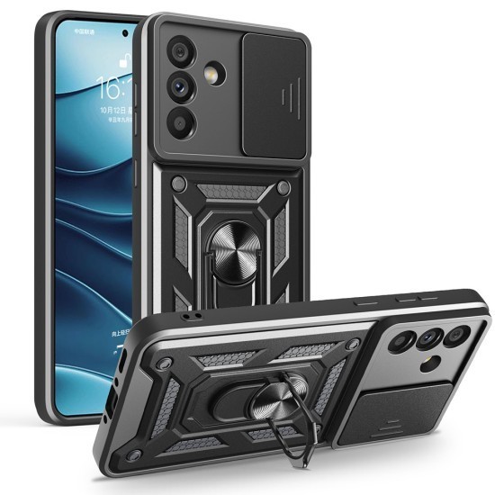 Husa pentru Samsung Galaxy A56 5G - Techsuit CamShield Series - Black