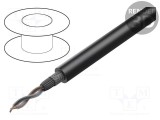 Cablu microfon 2x0,35mm2 negru TASKER