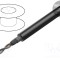 Cablu microfon 2x0,35mm2 negru TASKER