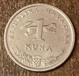 C50 - Moneda foarte veche - Croatia - 1 kuna - 2009