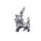 Pandantiv, jolie silver, argint 925, model pisica cu fundita, 1.5 g, 1 x 1.3 cm