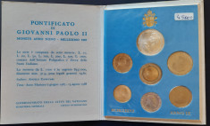 Set monede Vatican, Papa Ioan Paul II, anul 1987 - IX - G 4004 foto