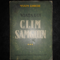 Maxim Gorchi - Viata lui Clim Samghin volumul 3 (1952)