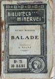 BALADE-HENRY MURGER