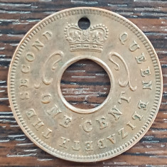 (M1937) MONEDA EAST AFRICA - 1 CENT 1955, ADMINISTRATIE BRITANICA, GAURITA