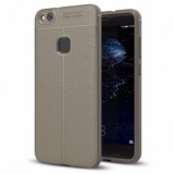 Husa Silicon Autofocus Gri pentru Apple iPhone X - Protectie Premium