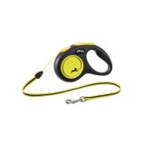 LESA PENTRU CAINI KERBL FLEXI CLASSIC CU FIR S 5M 12KG NEON