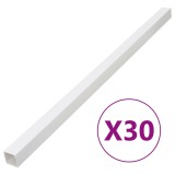 Sine de cabluri, 100x40 mm, 30 m, PVC GartenMobel Dekor, vidaXL