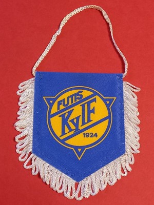 Fanion fotbal - Kyrksl&amp;auml;tt Idrottsf&amp;ouml;reningen (KYIF) Finlanda foto