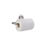 Cumpara ieftin Suport din metal pentru hartie igienica, prindere cu adeziv, negru mat, SY080B, 145 mm