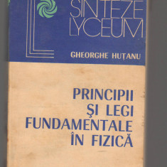 C9386 PRINCIPII SI LEGI FUNDAMENTALE IN FIZICA - GHEORGHE HUTANU