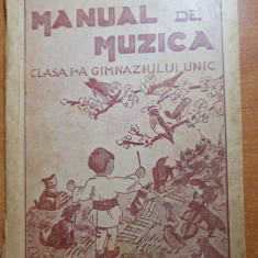 manual de muzica pentru clasa 1-a a gimnaziului unic din anul 1946