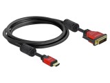 Cablu DVI-D HDMI 2m, triplu ecranat