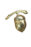 MINIATURĂ VINTAGE DECORATIVĂ DIN METAL CU FINISAJ AURIU, MODEL GHINDĂ