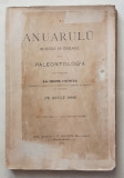 ANUARULU MUZEULUI DE GEOLOGIA SI DE PALEONTOLOGIA 1896 - GREOGORIU STEFANESCU