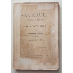 ANUARULU MUZEULUI DE GEOLOGIA SI DE PALEONTOLOGIA 1896 - GREOGORIU STEFANESCU