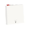 Intrerupator cu Revenire Schneider Noua Unica, Simbol Lumină LED, 10A, 2M, Alb NU320618LN