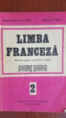 Limba franceza manual pentru anul II de studiu Doina Popa-Scurtu, Aurora Botez