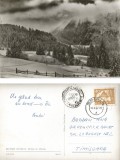 *Romania, Muntii Bucegi, Peisaj la Diham, carte postala ilustrata, circulata intern, 1967, Printata