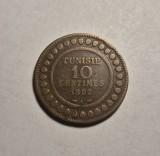 Tunisia 10 Centimes 1892 A