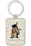 Cumpara ieftin Breloc - Chat Musique Violoncelle | Kiub