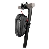 Borseta pentru bicicleta,trotineta, eMazing, spatiu de depozitare, antisoc, waterproof, cu fermoar, 3L, material carbon si plasti