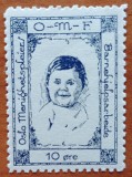 NORVEGIA-&#039;&#039;Protectia copiilor-vineta ff veche&#039;&#039;-Serie veche -1v.-MNH-Nestampilate