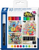 Set 10 markere cu vopsea acrilica - Lumocolor | Staedtler