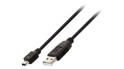 Cablu USB 2.0 tata - mini USB 5 pini tata 1.8m VALUELINE foto