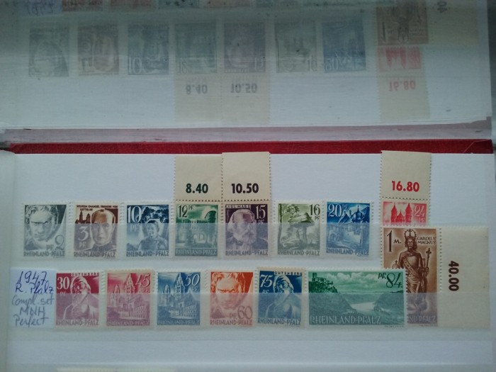 1947-R. Pfalz-Co;plet set-MNH-Perfect