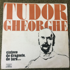 tudor gheorghe cantece de dragoste de tara disc vinyl lp muzica folk usoara VG+