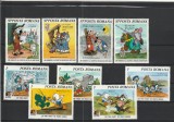 ROMANIA 1985/1986 LP 1145 LP 1146 LP 1147 LP 1153 LP 1154 DISNEY COMPLET MNH