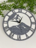 Ceas de perete , zAlpinist, , Design montan cu cifre romane, 30 cm