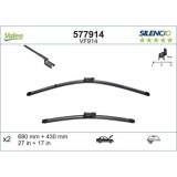 Valeo lamela stergator Silencio Flat Blade SET